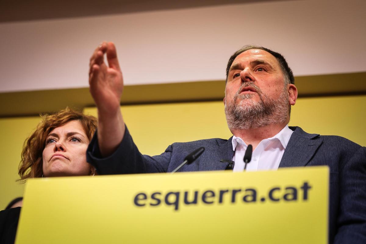 Elisenda Alamany y Oriol Junqueras en una imagen reciente. Elisenda Alamany y Oriol Junqueras en una imagen reciente.