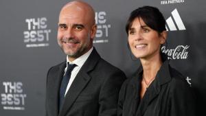 Pep Guardiola i Cristina Serra en una imatge darxiu