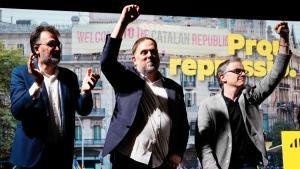El Suprem condemna Junqueras, Romeva, Turull i Bassa per desobediència en concurs amb malversació