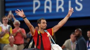 Nadal marxa "en pau"
