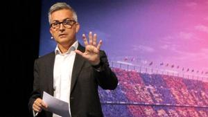 Víctor Font, excandidat a la presidència del Barça. 28/06/2022 Fútbol.- Víctor Font quiere liderar la refundación del FC Barcelona. Laporta ha agravado aún más la situación dramática que heredó DEPORTES SI AL FUTUR